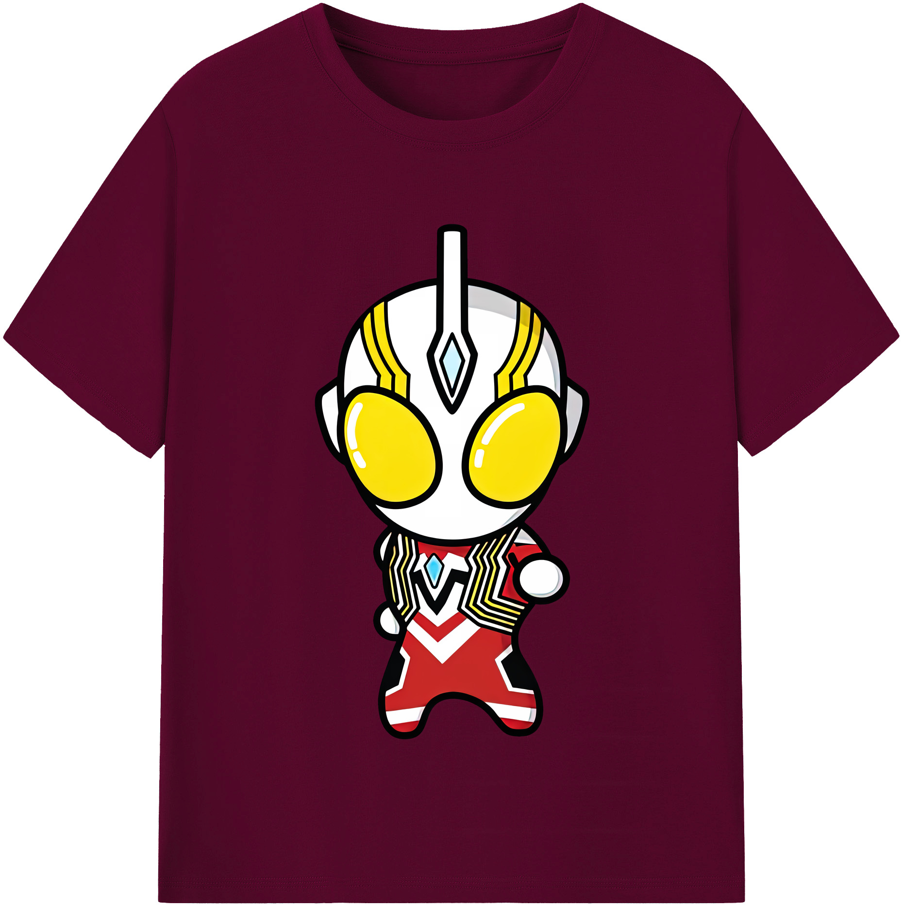 （画像用） ウルトラマン Ultraman レディースカジュアルプリントTシャツ（綿100％）